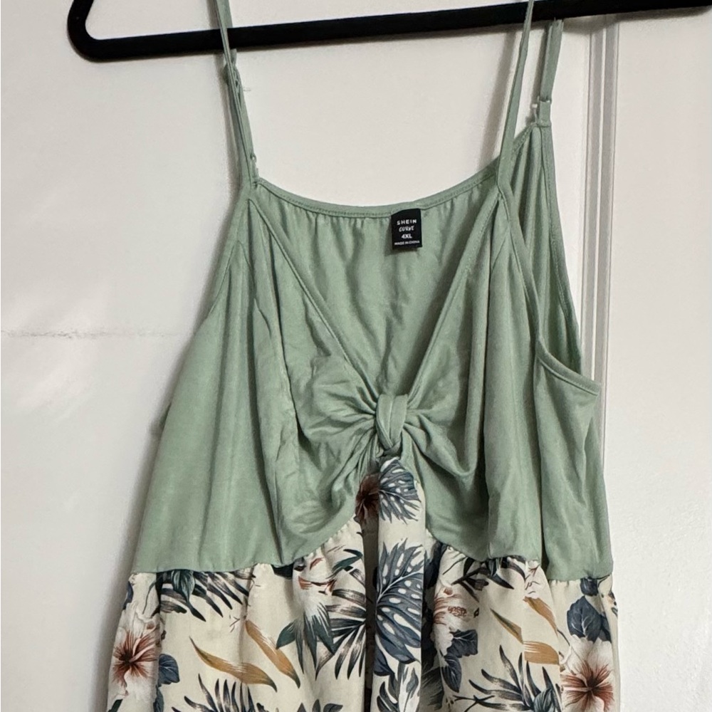 SHEIN Curve Sage Green Dress